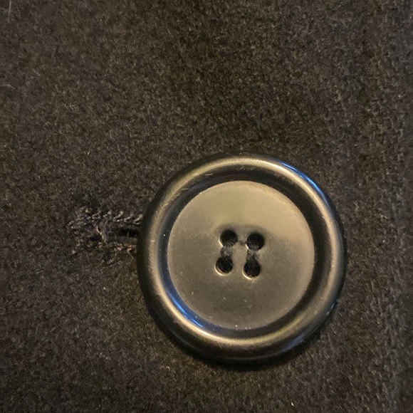 Giacca Black Pea Coat size Medium - Picture 5 of 6